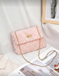 PINK FUR PURSE😍